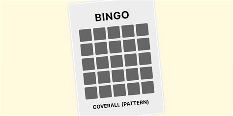 odds of winning bingo coverall.